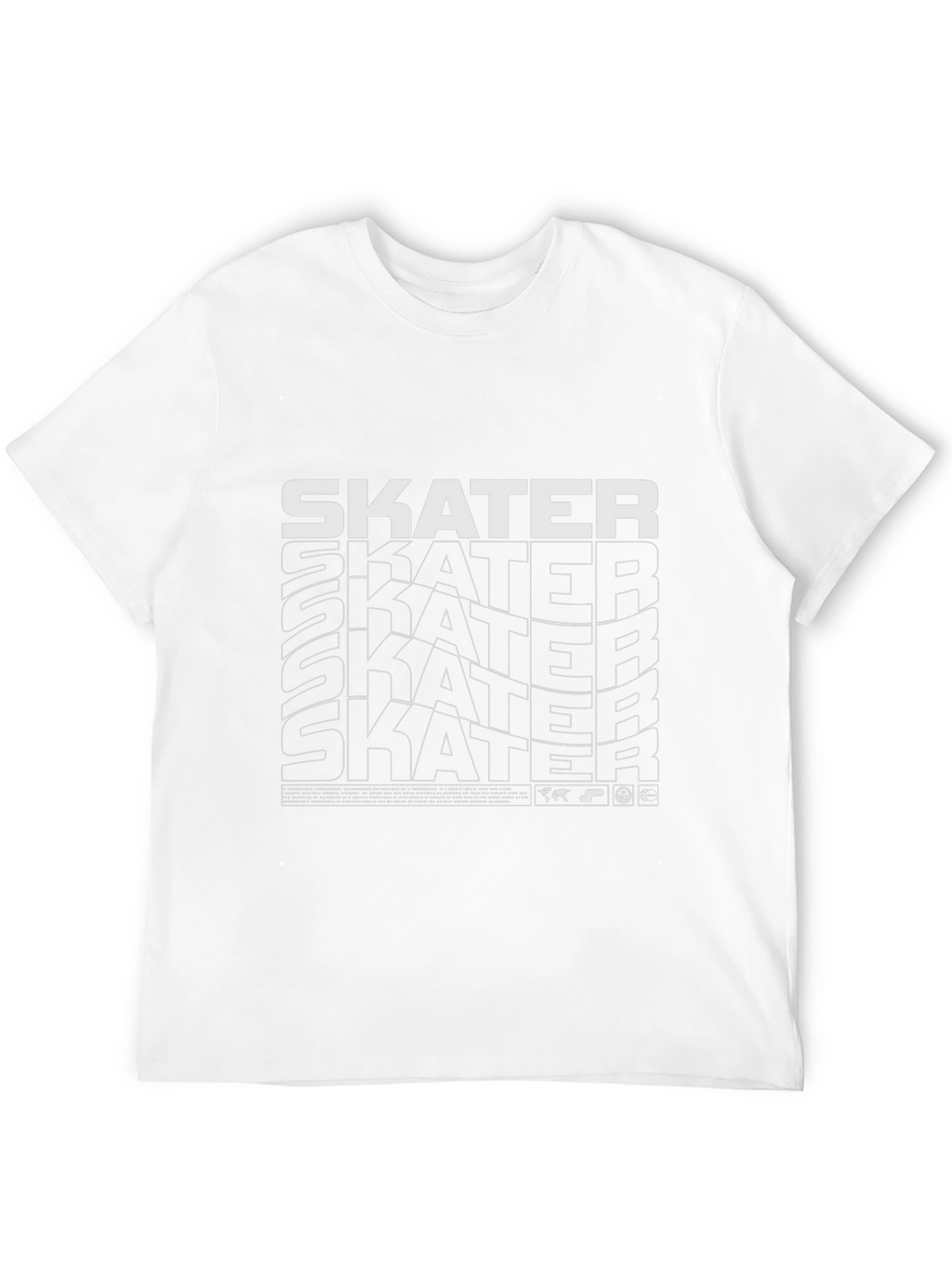 Skater Graphic Black T-Shirt