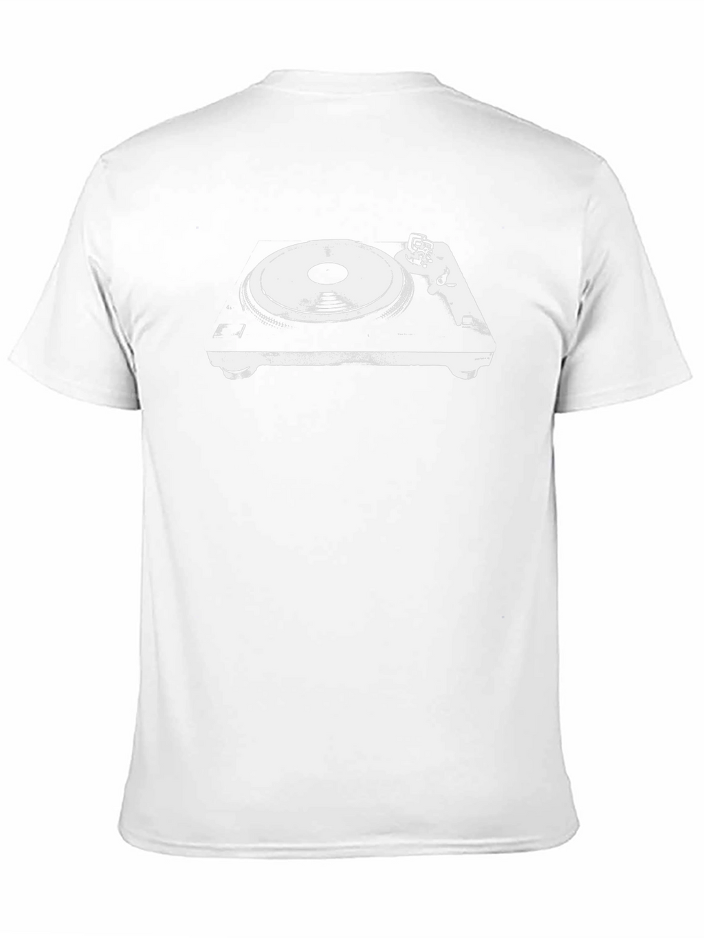 Turntable Graphic T-Shirt - Classic DJ Style