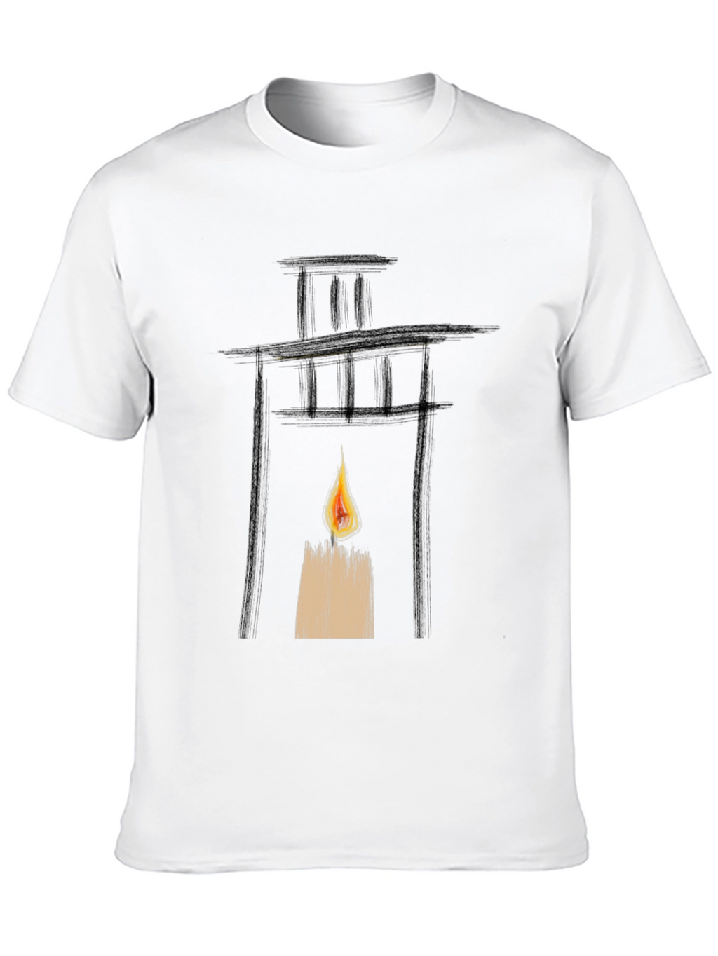 Lantern Graphic Black T-Shirt
