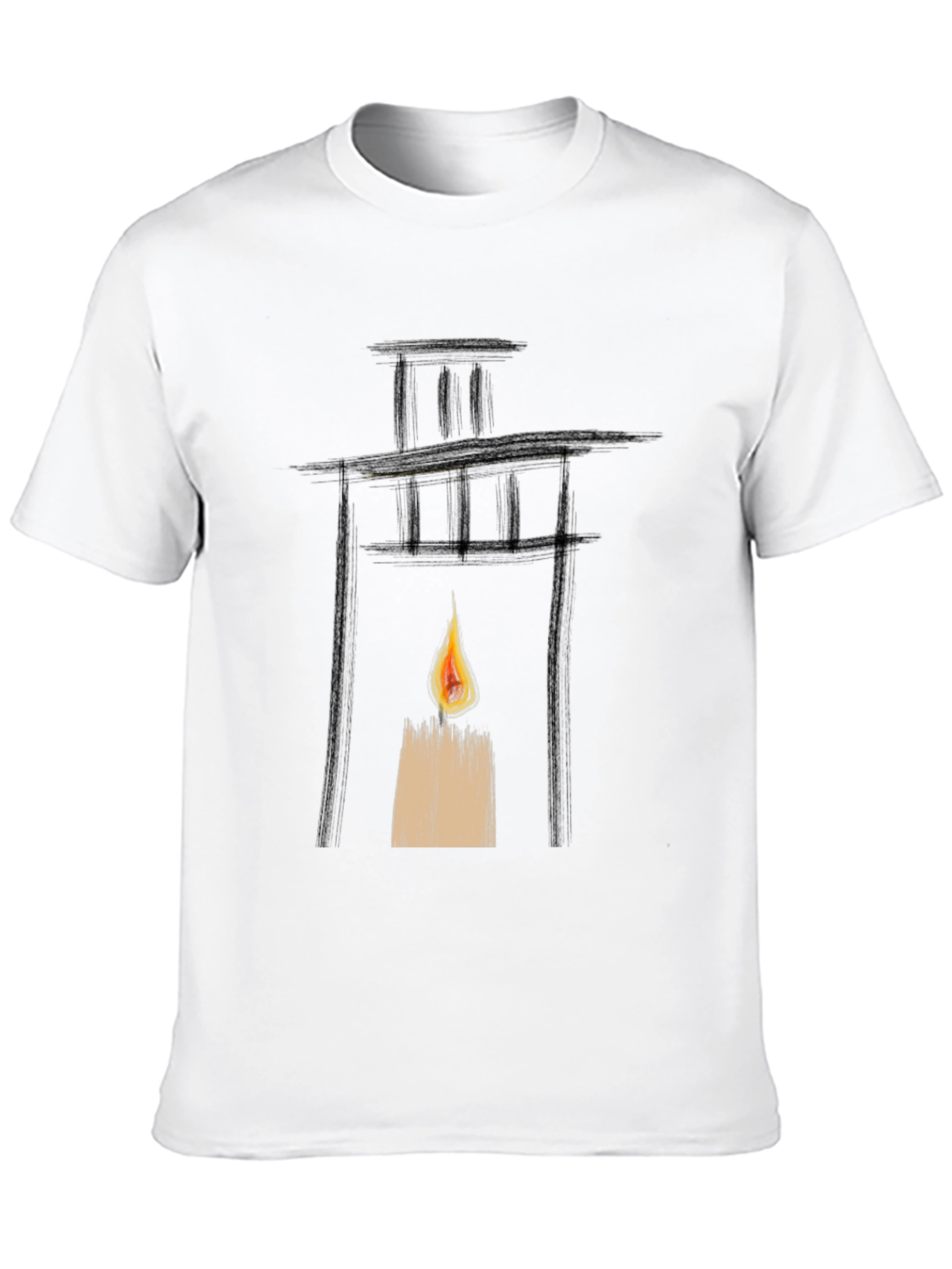 Lantern Graphic Black T-Shirt