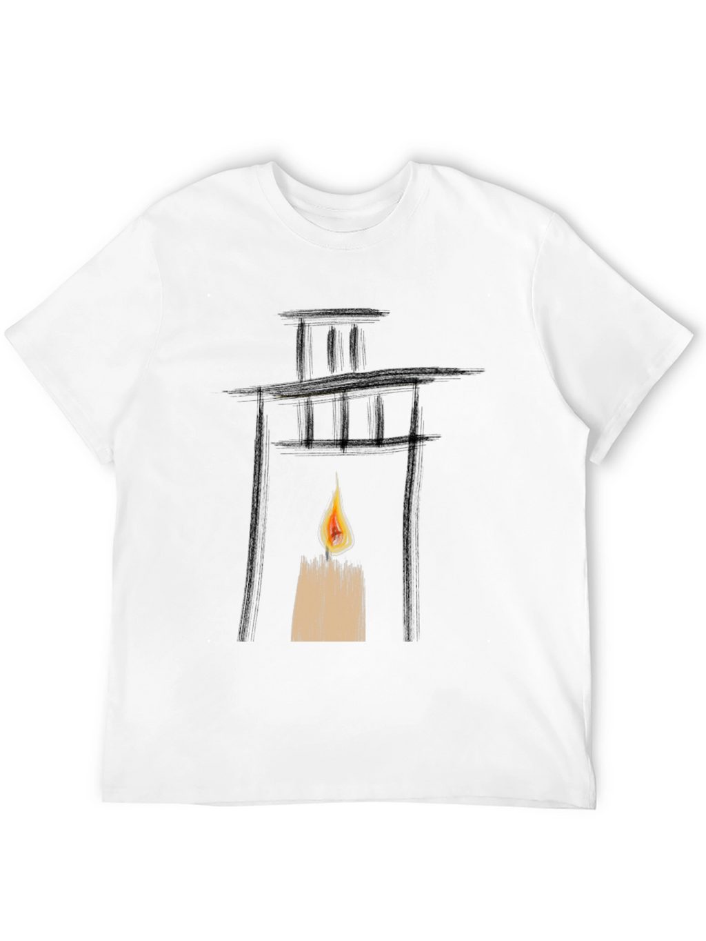 Lantern Graphic Black T-Shirt