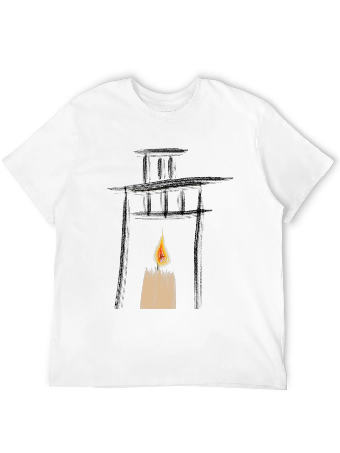 Lantern Graphic Black T-Shirt