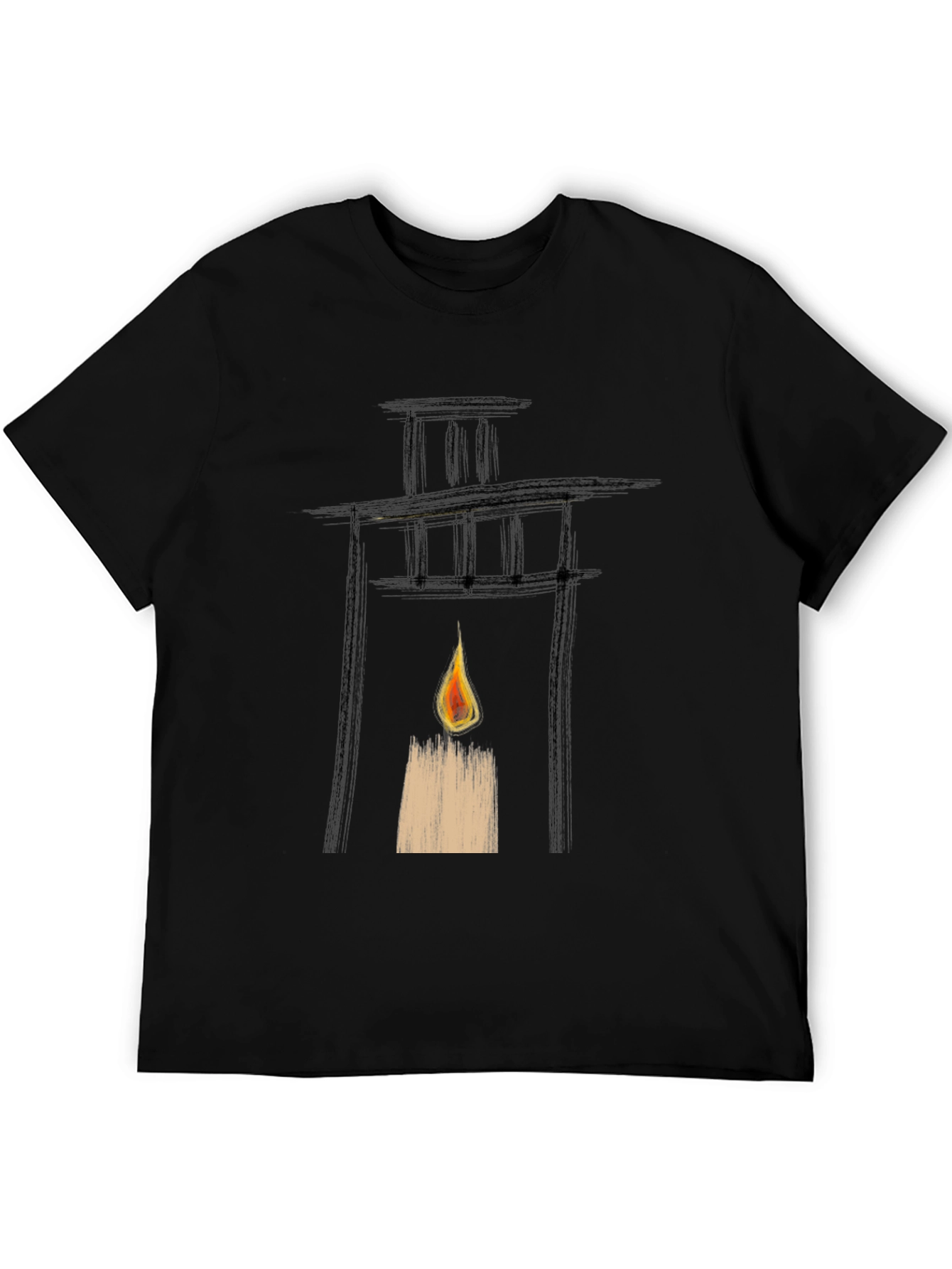 Lantern Graphic Black T-Shirt