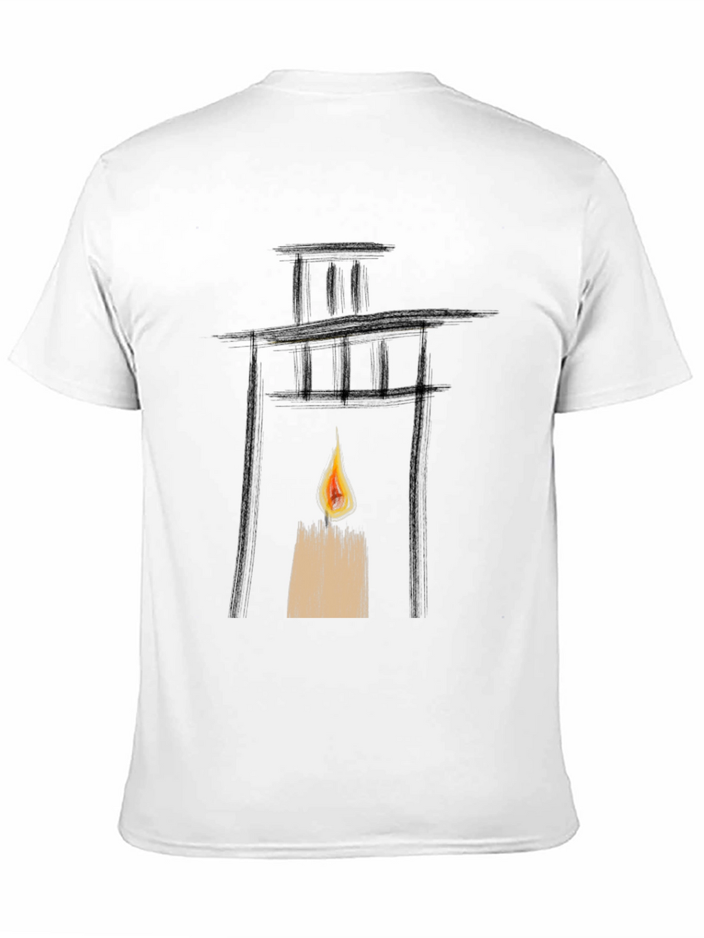 Lantern Graphic Black T-Shirt