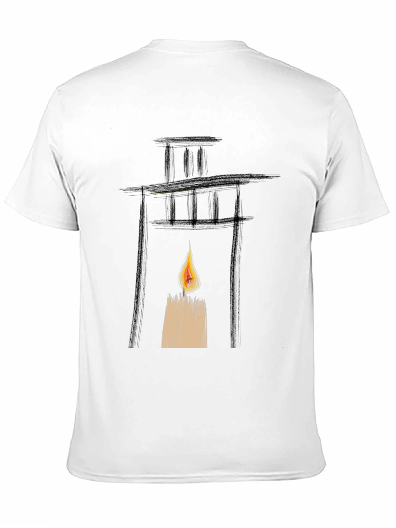 Lantern Graphic Black T-Shirt
