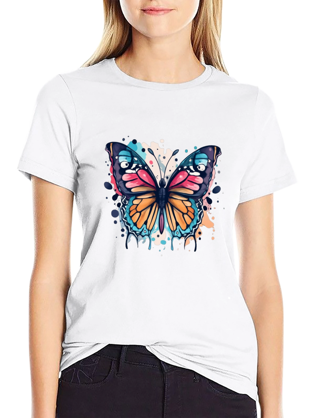 Butterfly Splash T-Shirt - Bold Graphic Tee