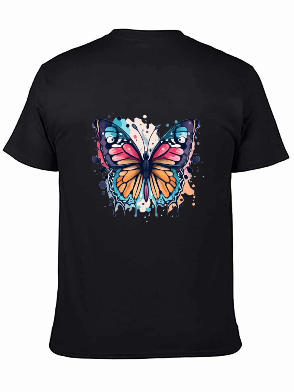 Butterfly Splash T-Shirt - Bold Graphic Tee