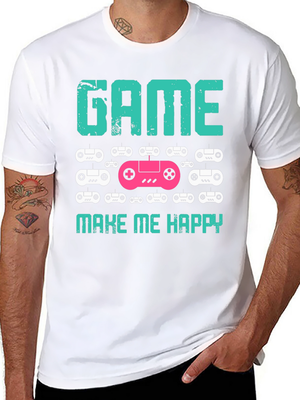 Game Make Me Happy Graphic Tee