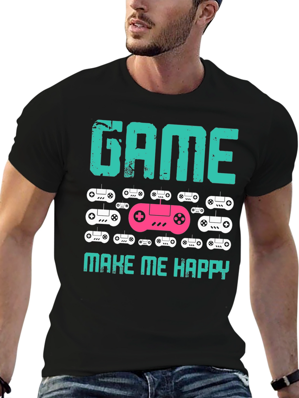Game Make Me Happy Graphic Tee