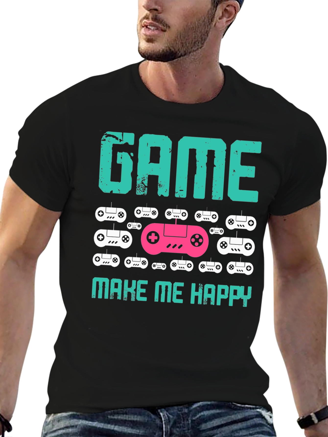 Game Make Me Happy Graphic Tee