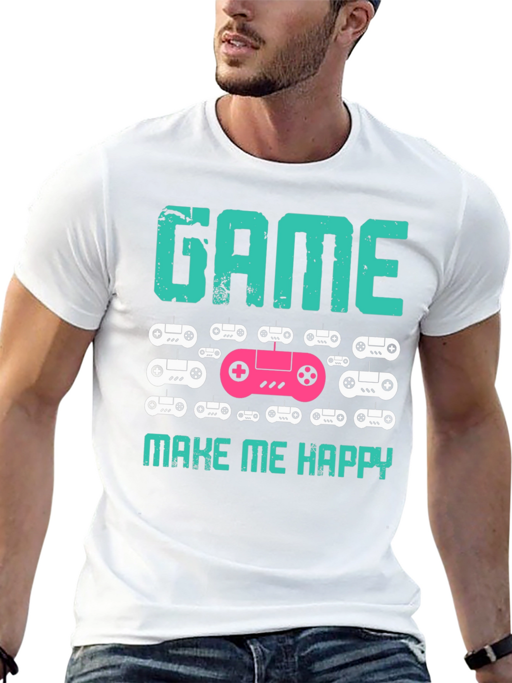Game Make Me Happy Graphic Tee