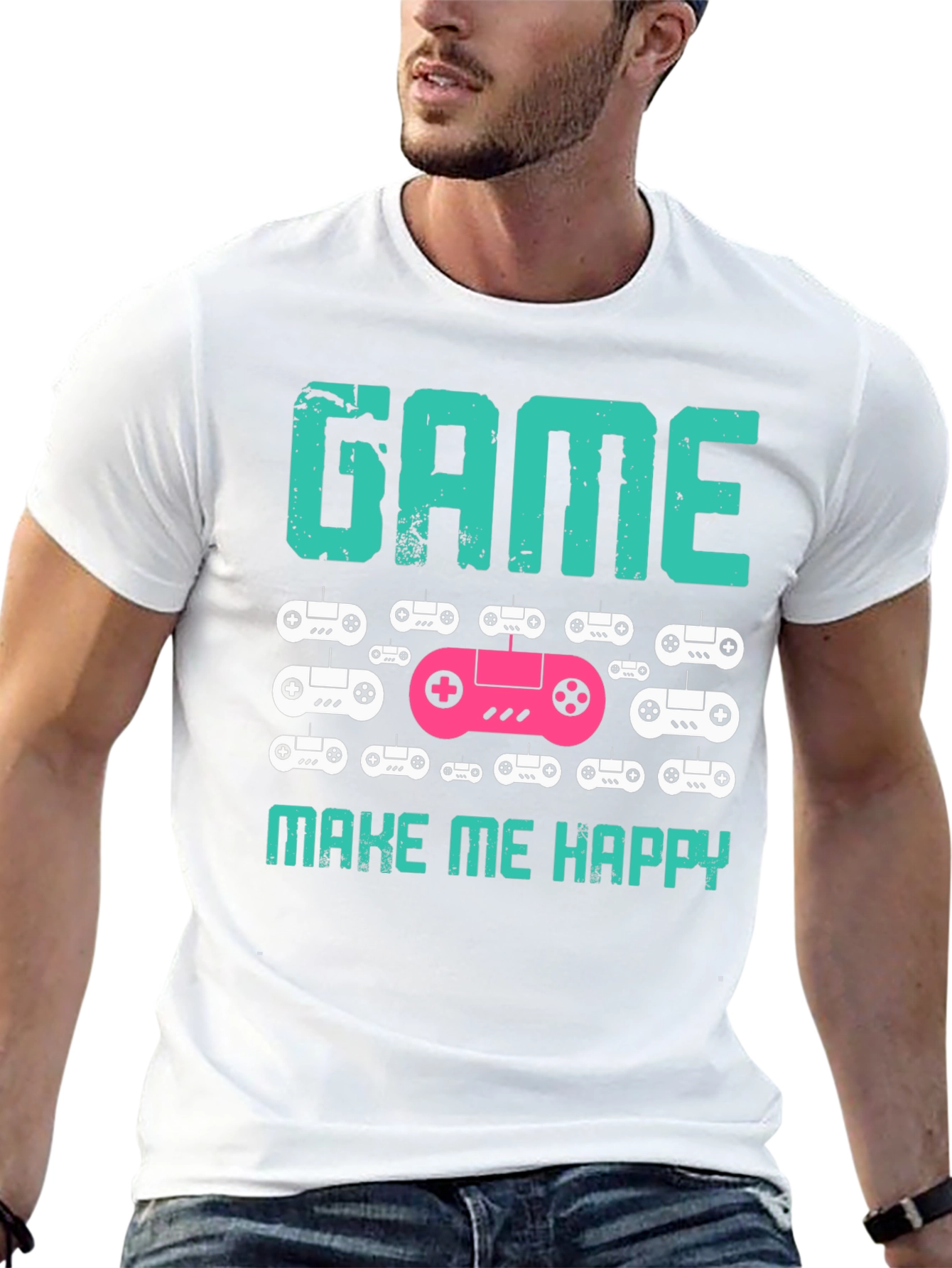Game Make Me Happy Graphic Tee