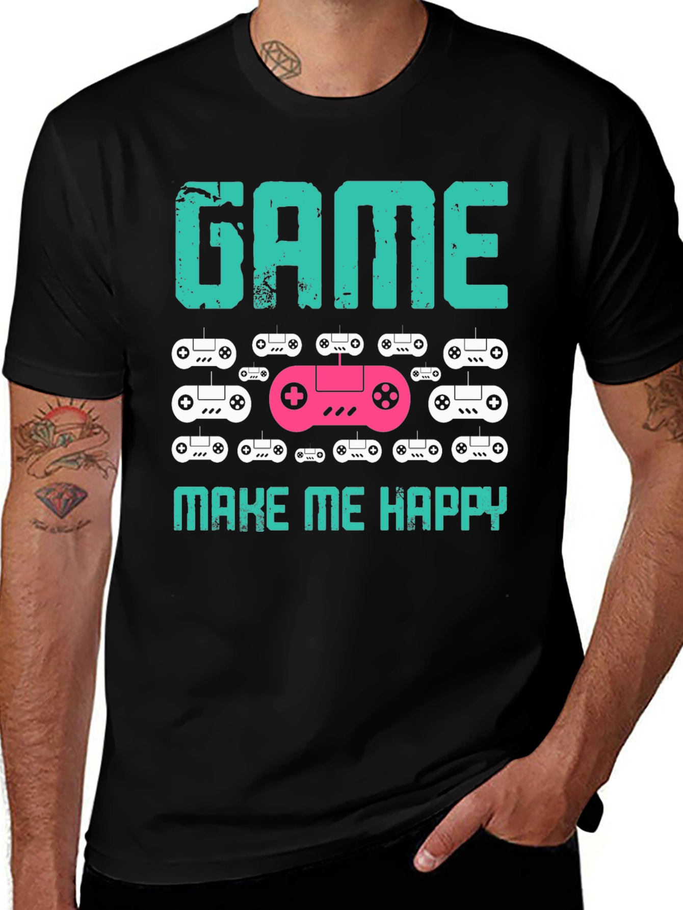 Game Make Me Happy Graphic Tee