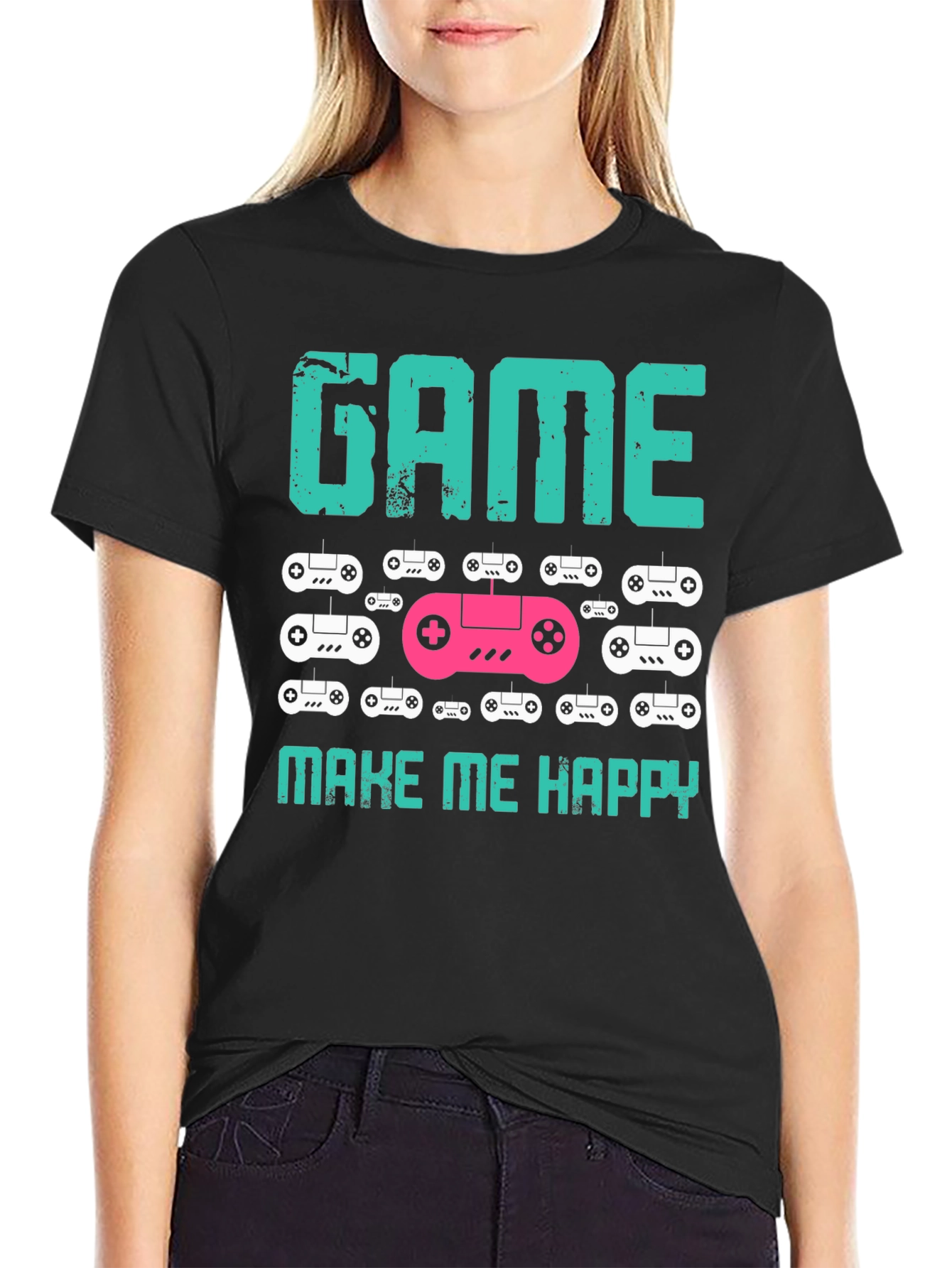 Game Make Me Happy Graphic Tee