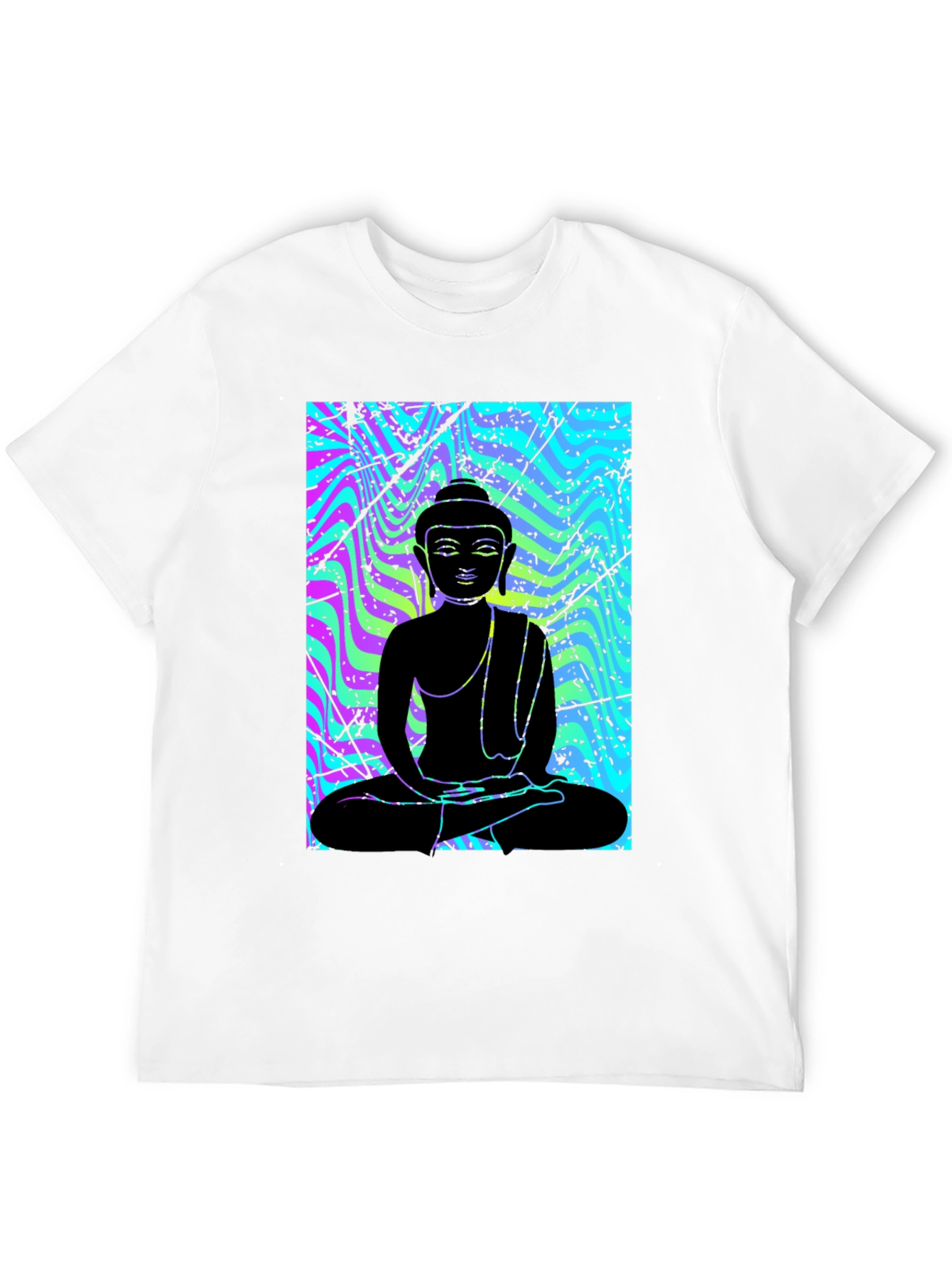 Buddha Black Graphic T-Shirt - Meditative Style