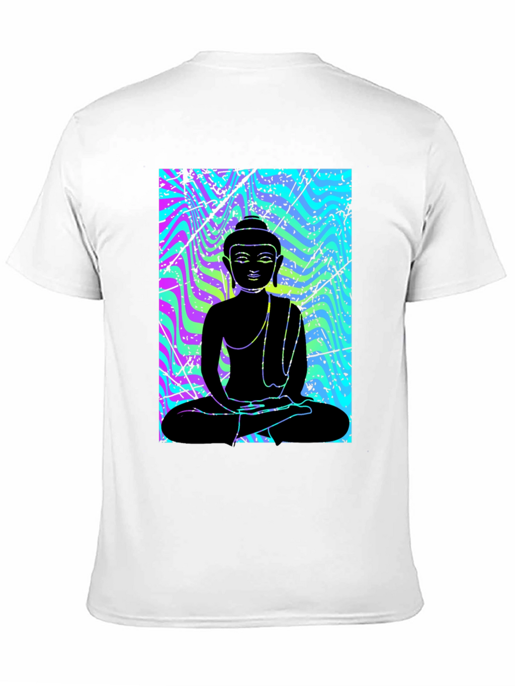 Buddha Black Graphic T-Shirt - Meditative Style