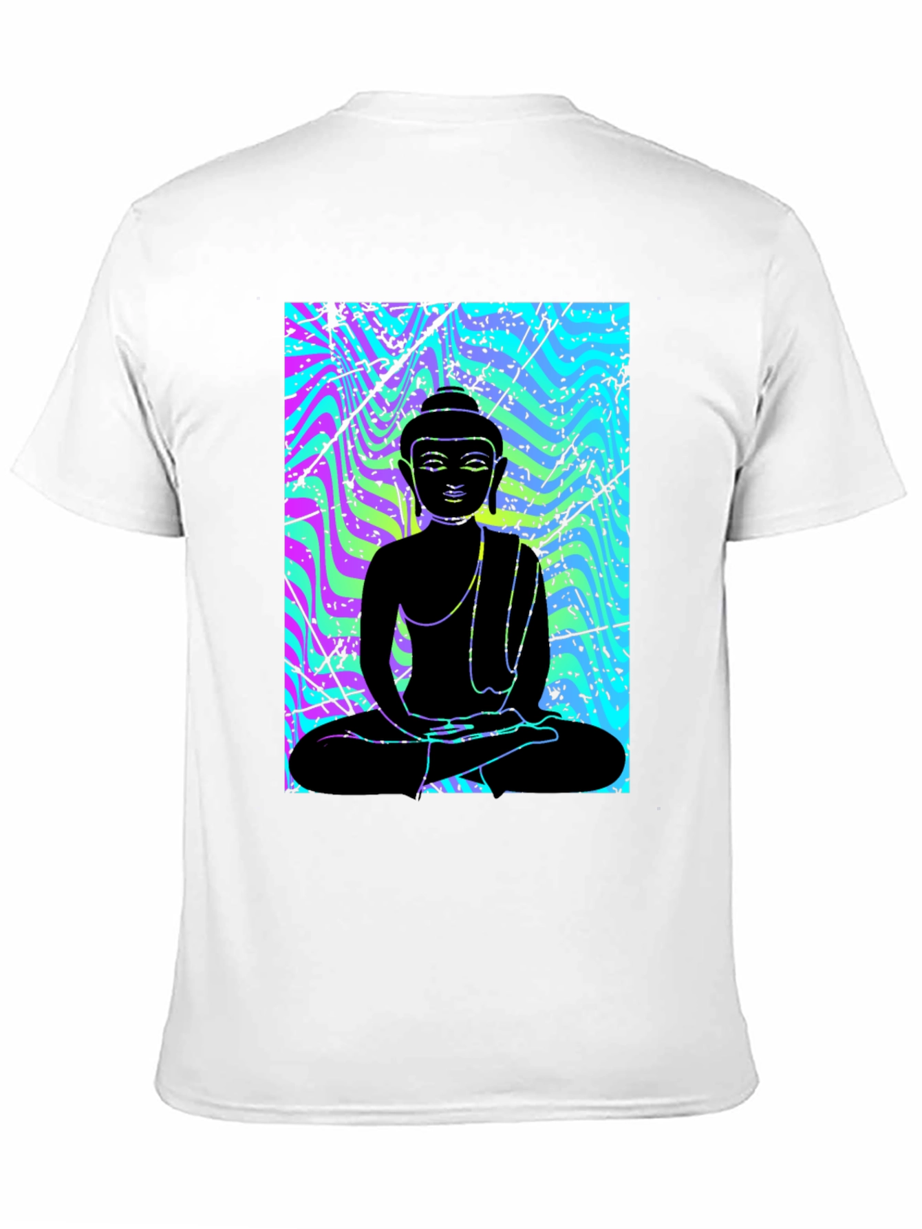 Buddha Black Graphic T-Shirt - Meditative Style