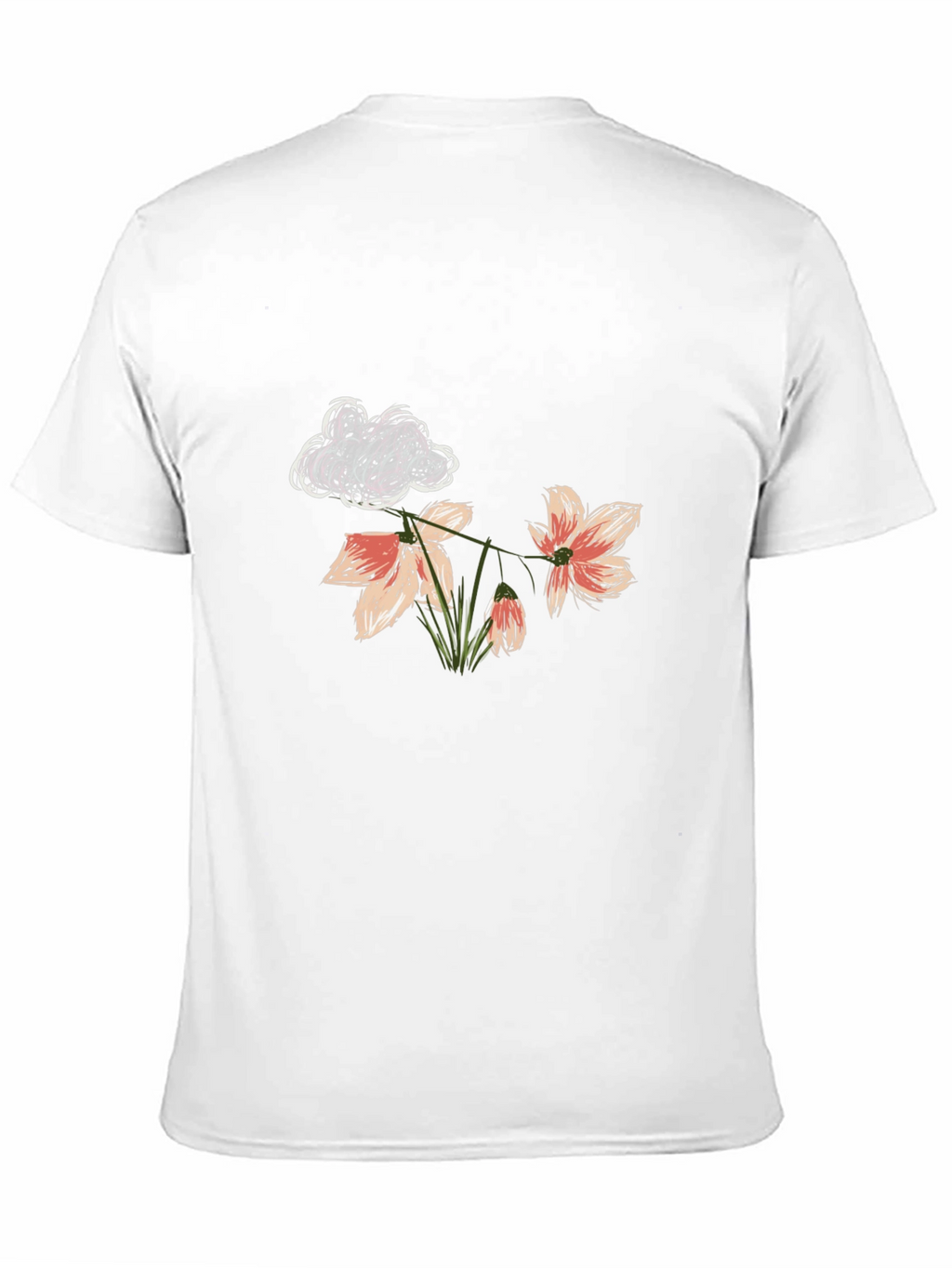 Floral Cloud T-Shirt - Stylish Graphic Tee