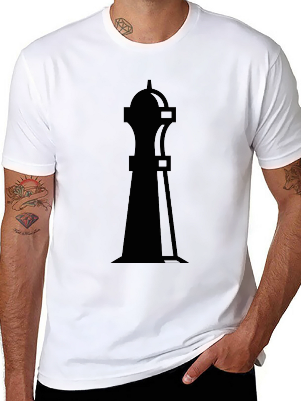 Chess Queen Graphic Tee - Black Cotton T-Shirt