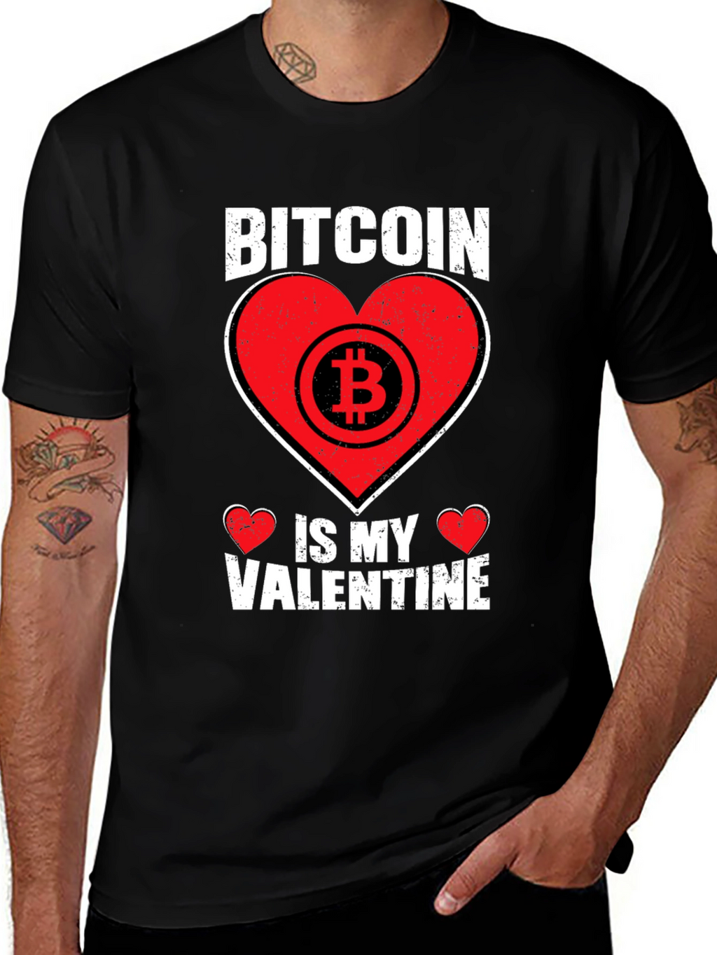 Bitcoin Is My Valentine T-Shirt Crypto Love
