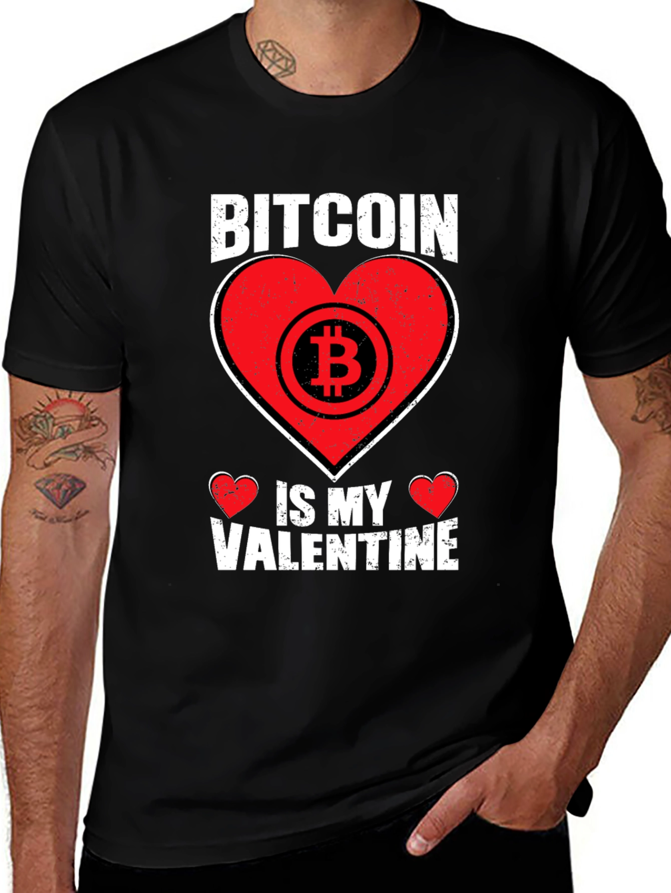Bitcoin Is My Valentine T-Shirt Crypto Love