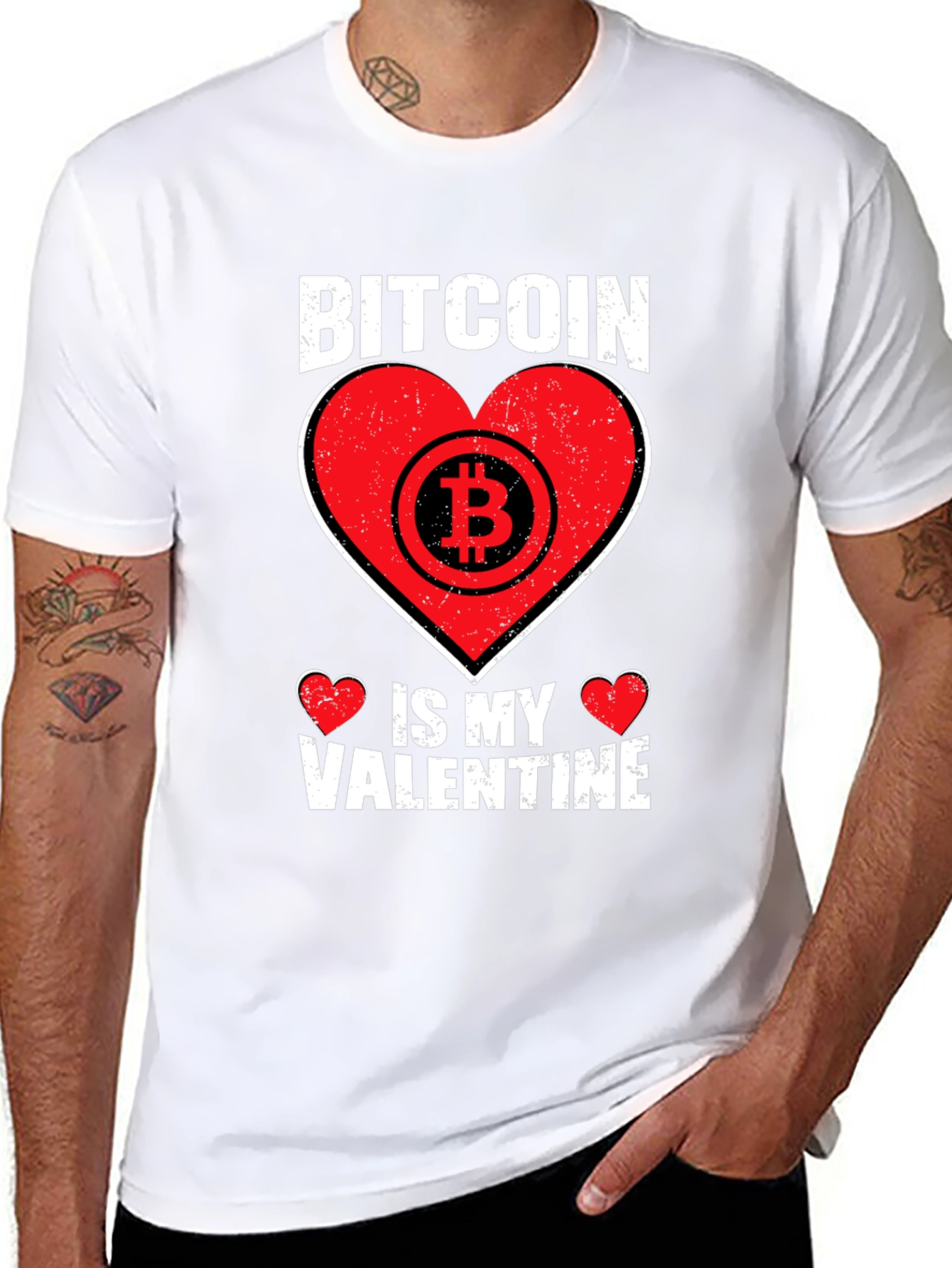 Bitcoin Is My Valentine T-Shirt Crypto Love