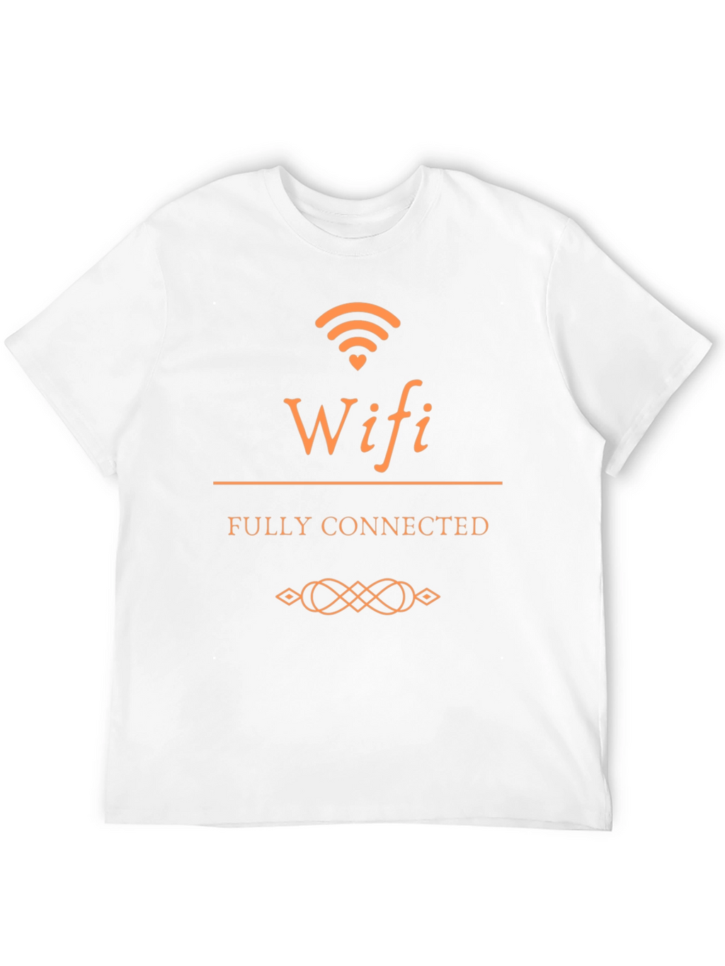 Wifi Fully Connected Black T-Shirt