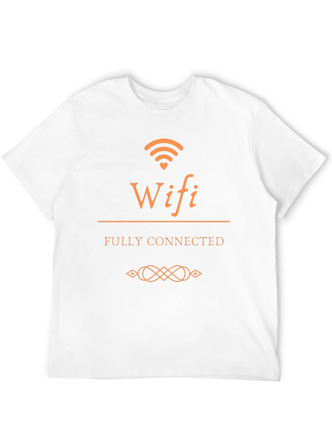 Wifi Fully Connected Black T-Shirt