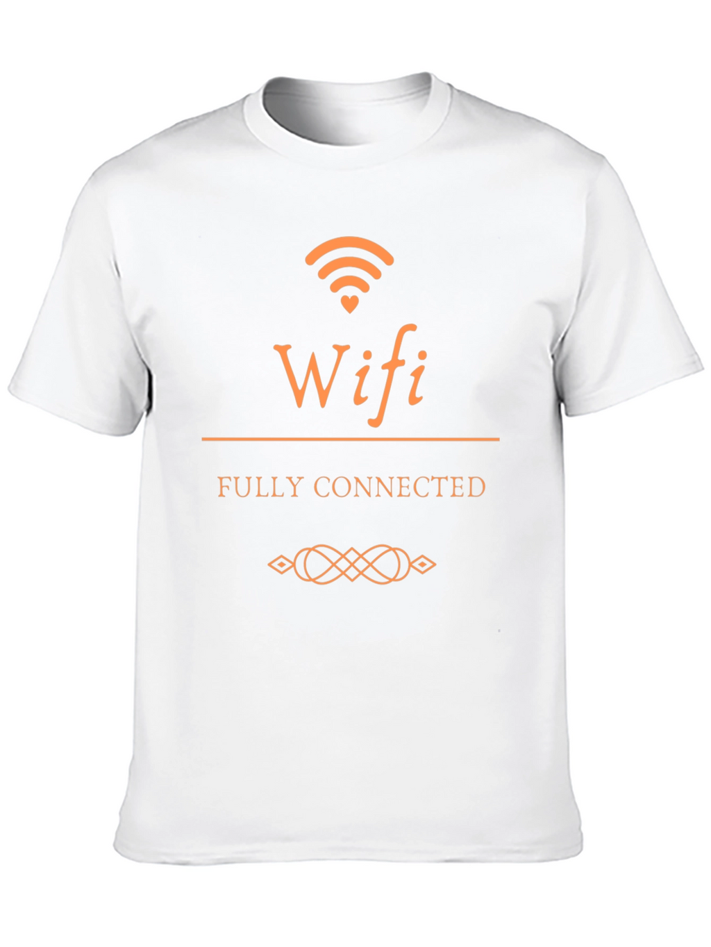 Wifi Fully Connected Black T-Shirt