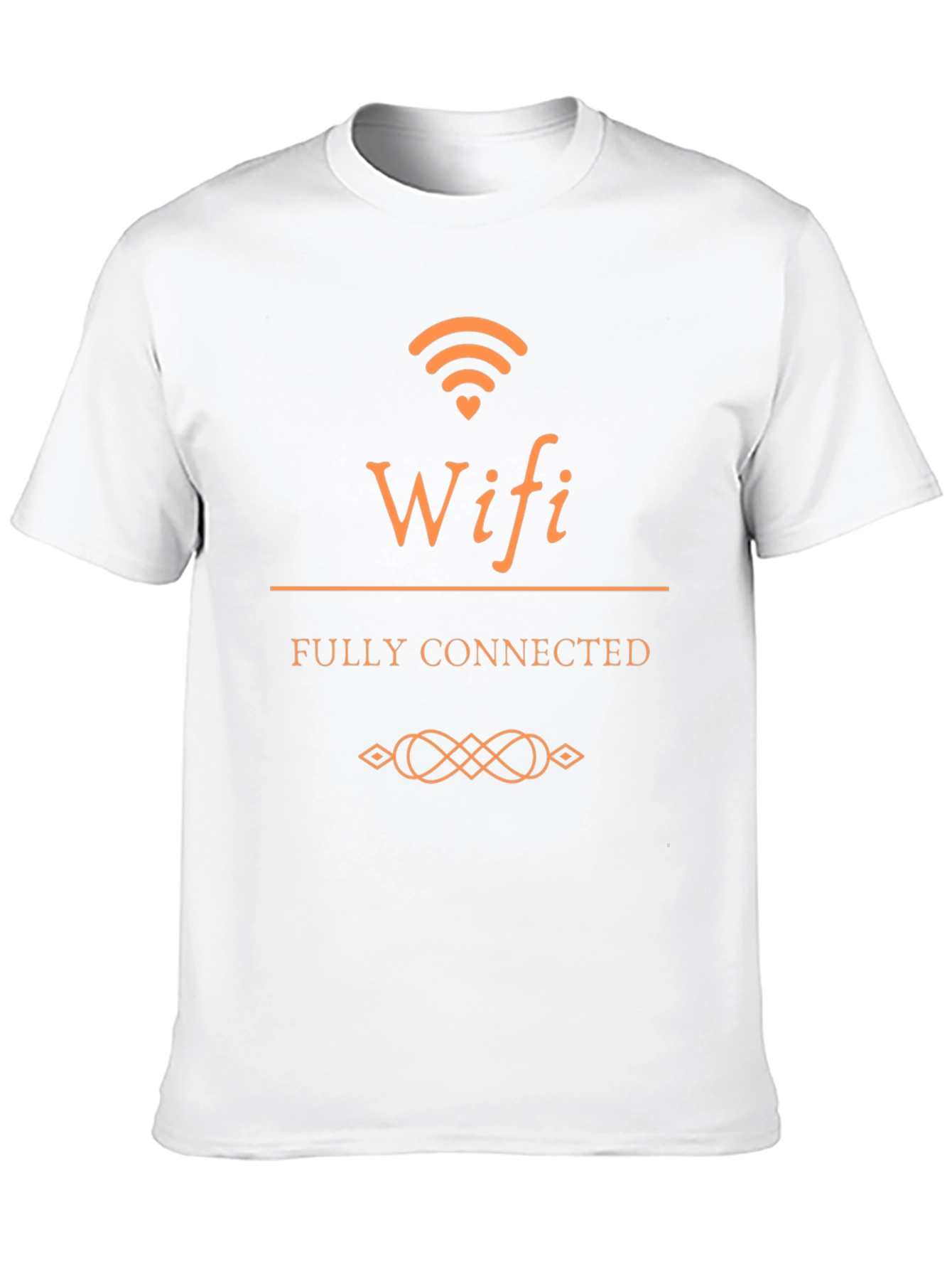 Wifi Fully Connected Black T-Shirt