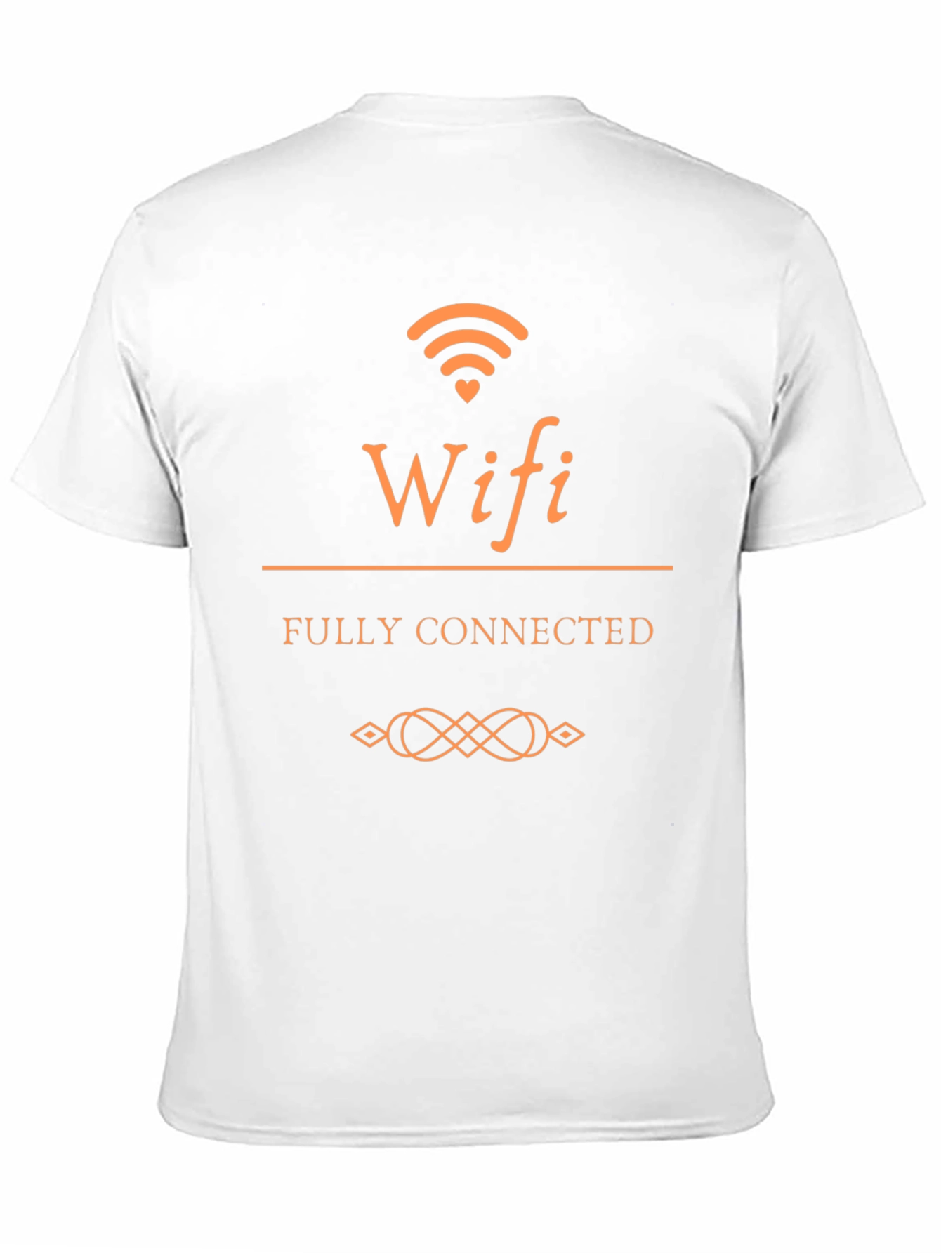 Wifi Fully Connected Black T-Shirt