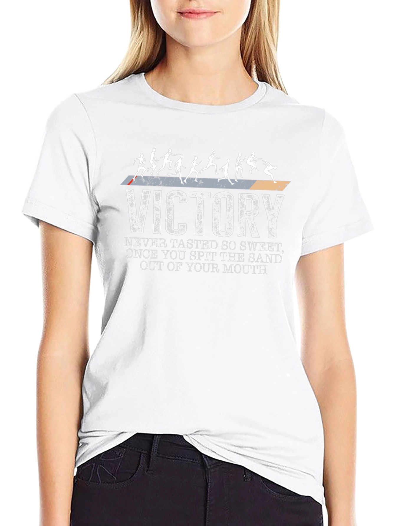Victory Motivational Black T-Shirt