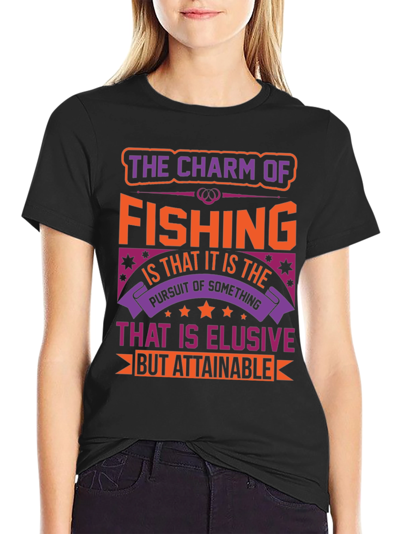 Fishing Charm Graphic T-Shirt
