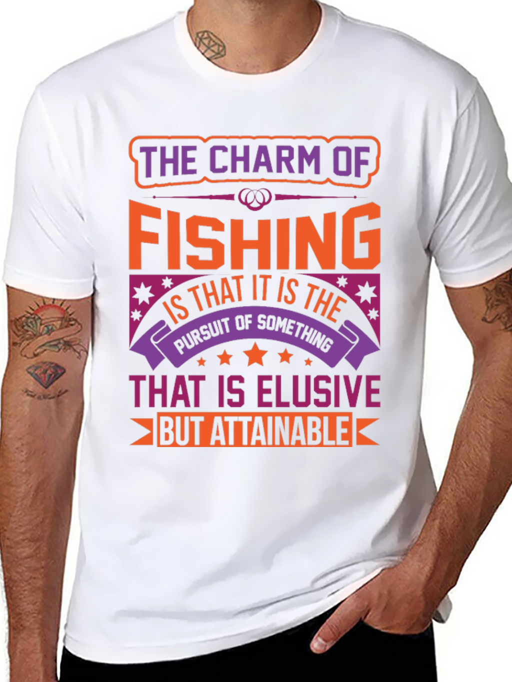 Fishing Charm Graphic T-Shirt