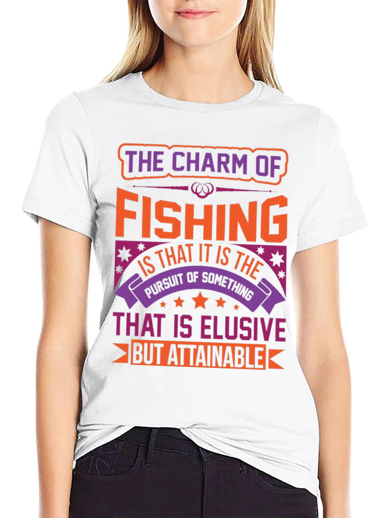 Fishing Charm Graphic T-Shirt