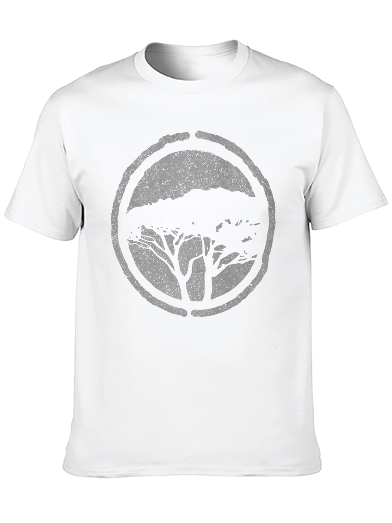 Nature Tree Graphic Tee - Black