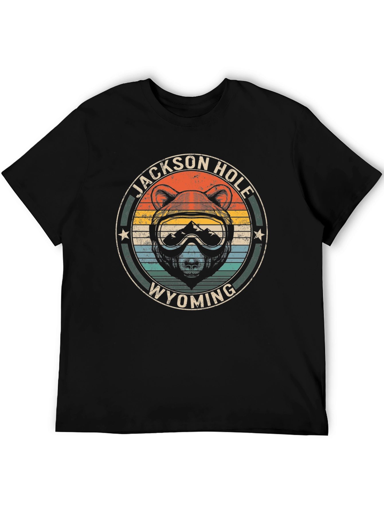 Jackson Hole Wyoming Bear Graphic Tee