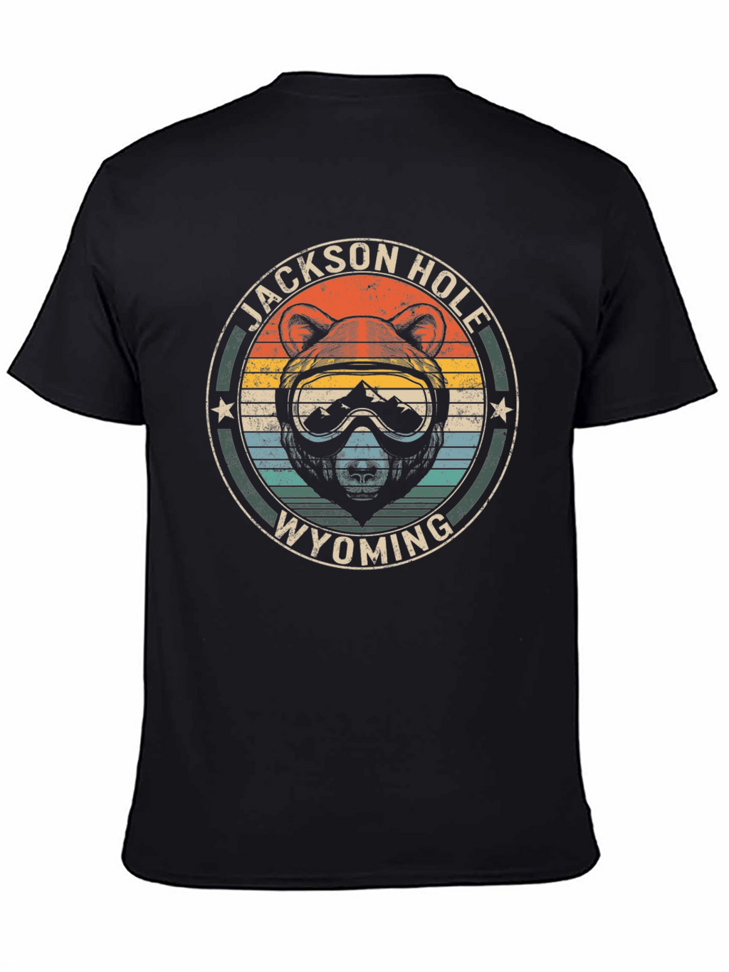 Jackson Hole Wyoming Bear Graphic Tee