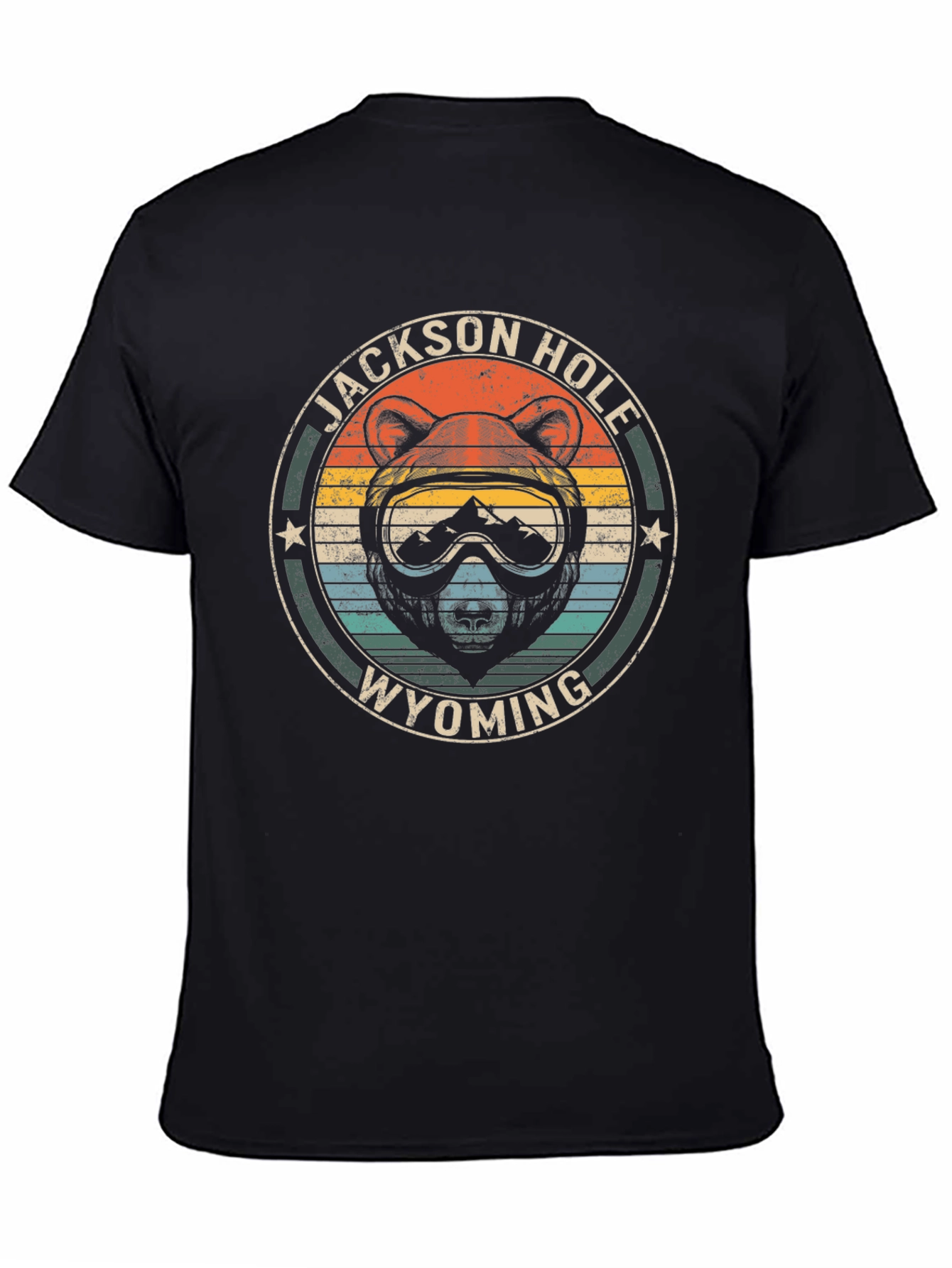 Jackson Hole Wyoming Bear Graphic Tee