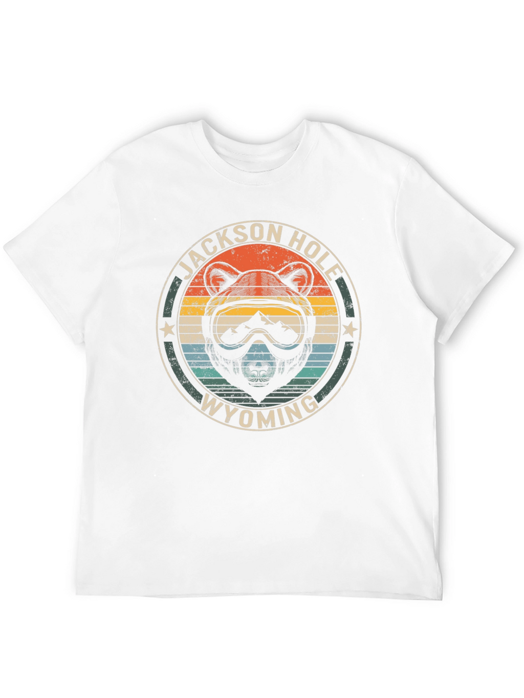 Jackson Hole Wyoming Bear Graphic Tee
