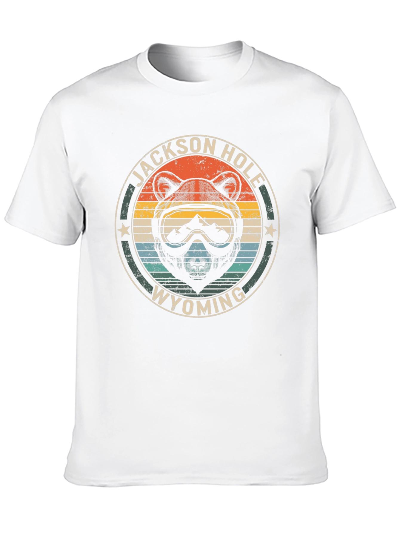 Jackson Hole Wyoming Bear Graphic Tee