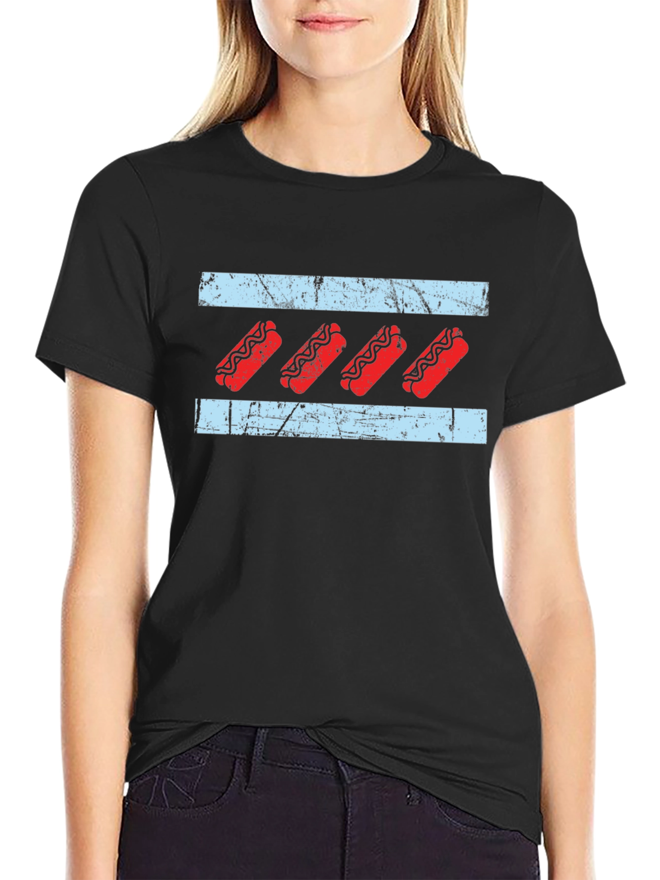 Chicago Style Hot Dog Graphic Tee