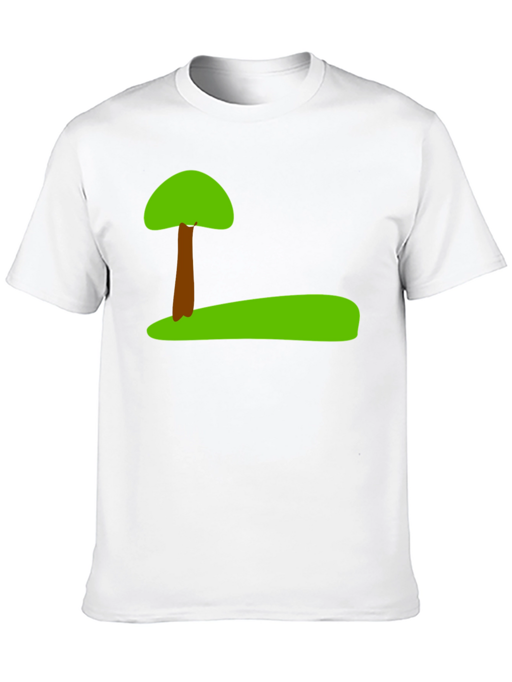 Nature Tree Graphic Black T-Shirt
