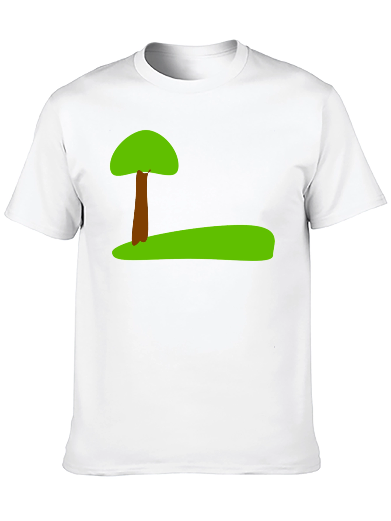 Nature Tree Graphic Black T-Shirt