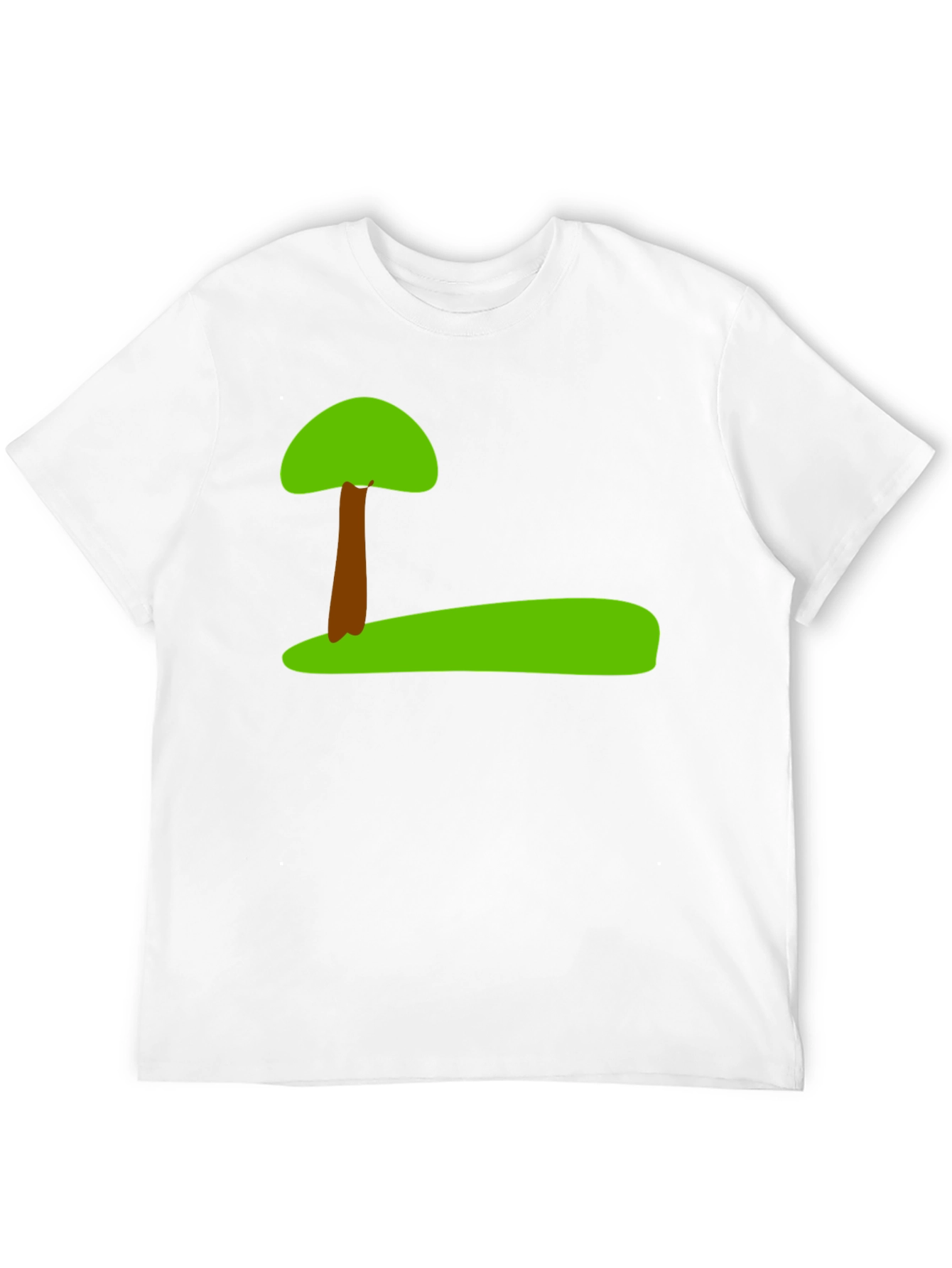 Nature Tree Graphic Black T-Shirt
