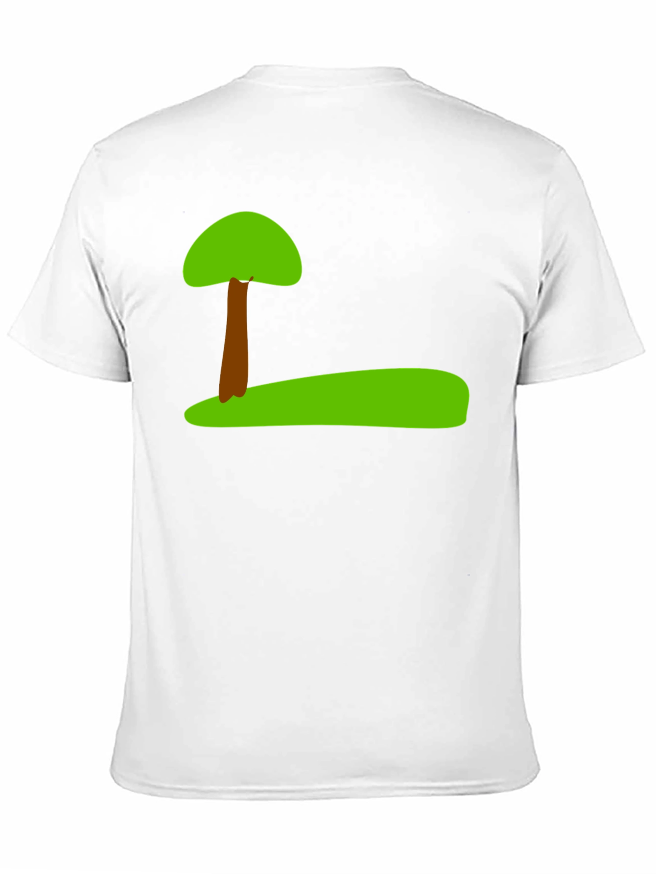 Nature Tree Graphic Black T-Shirt