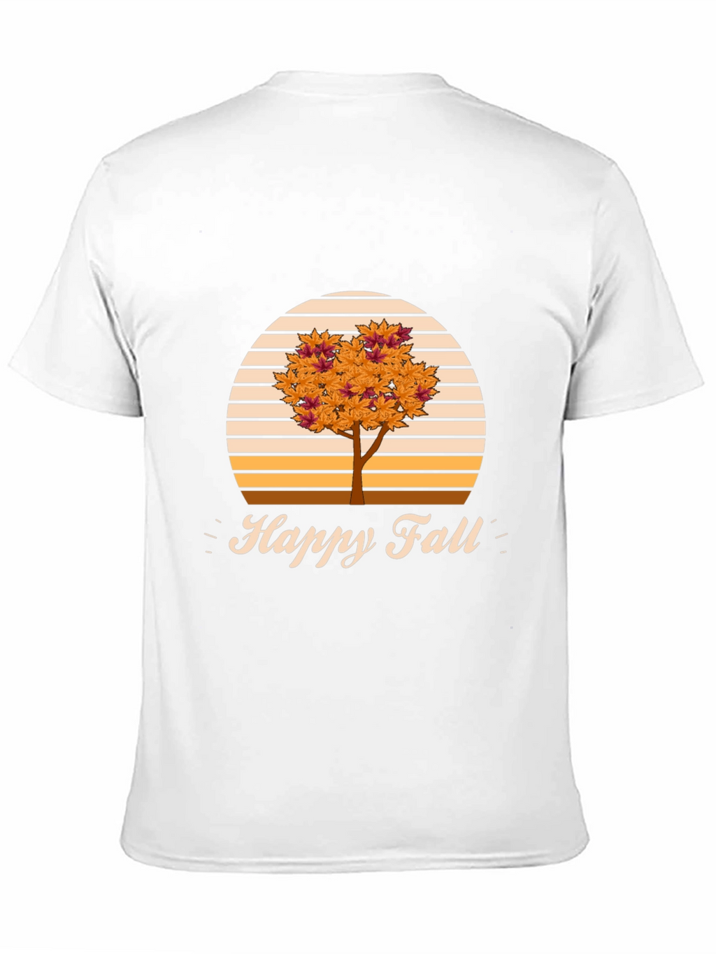 Happy Fall T-Shirt - Autumn Tree Design