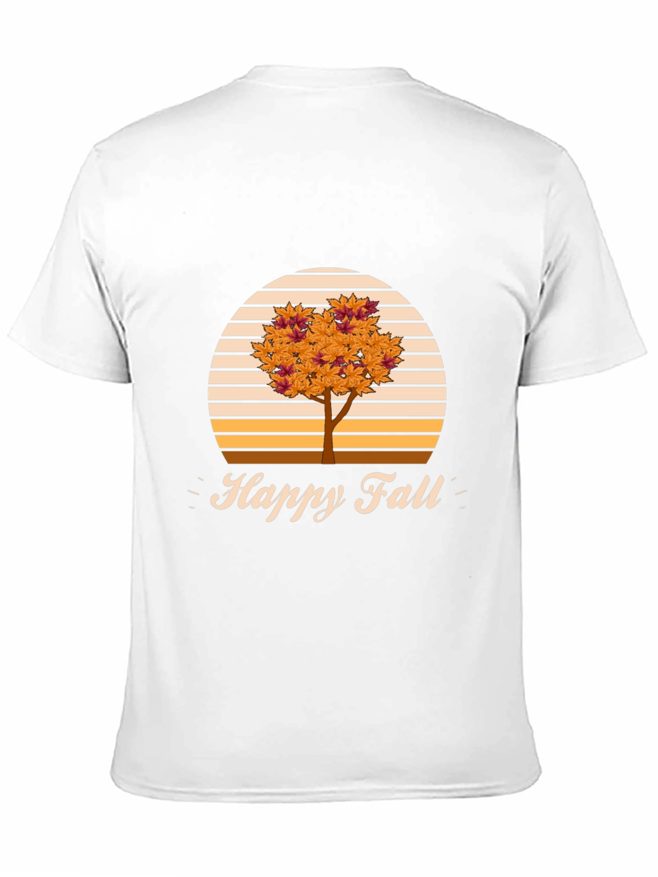 Happy Fall T-Shirt - Autumn Tree Design
