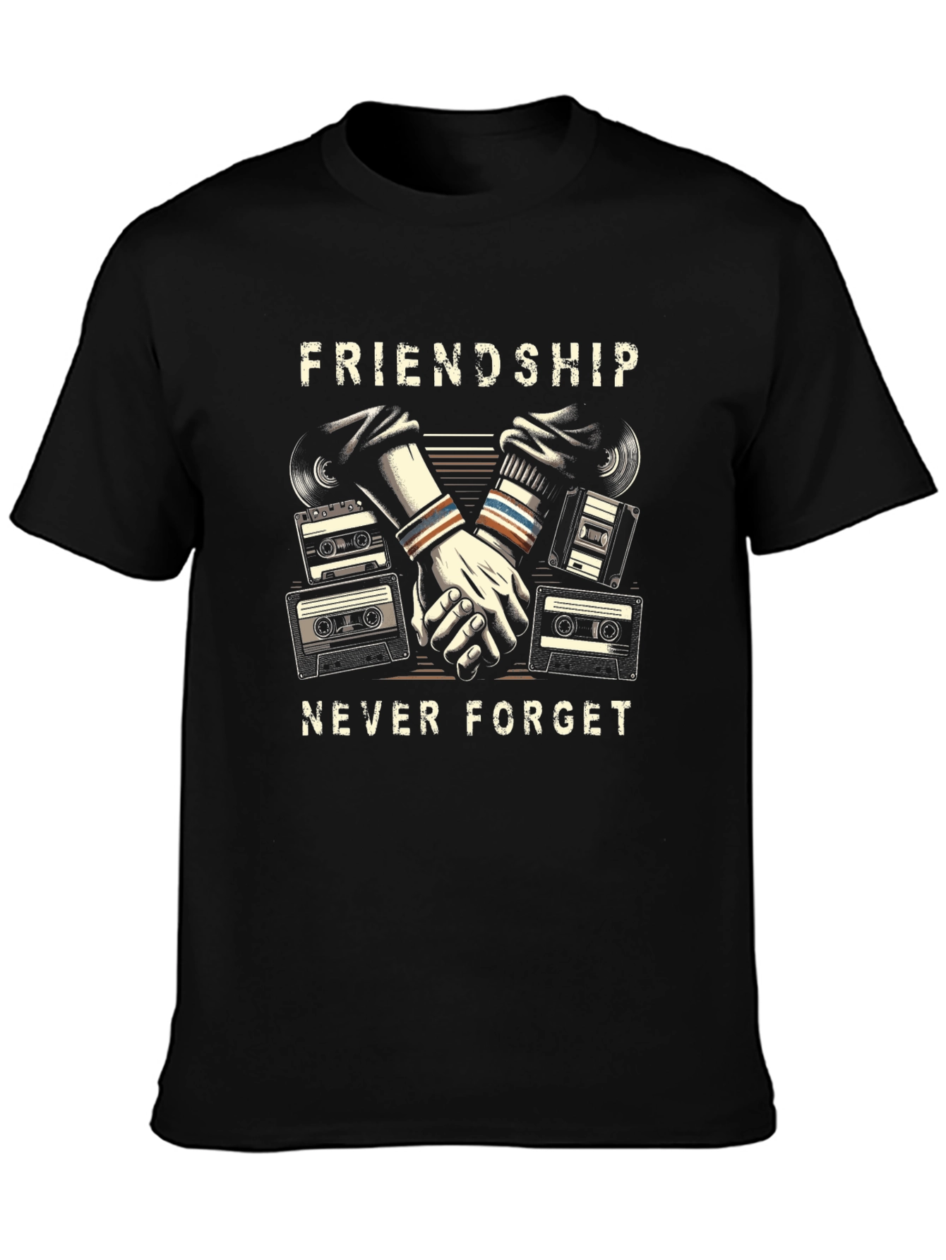 Friendship Never Forget Retro T-Shirt