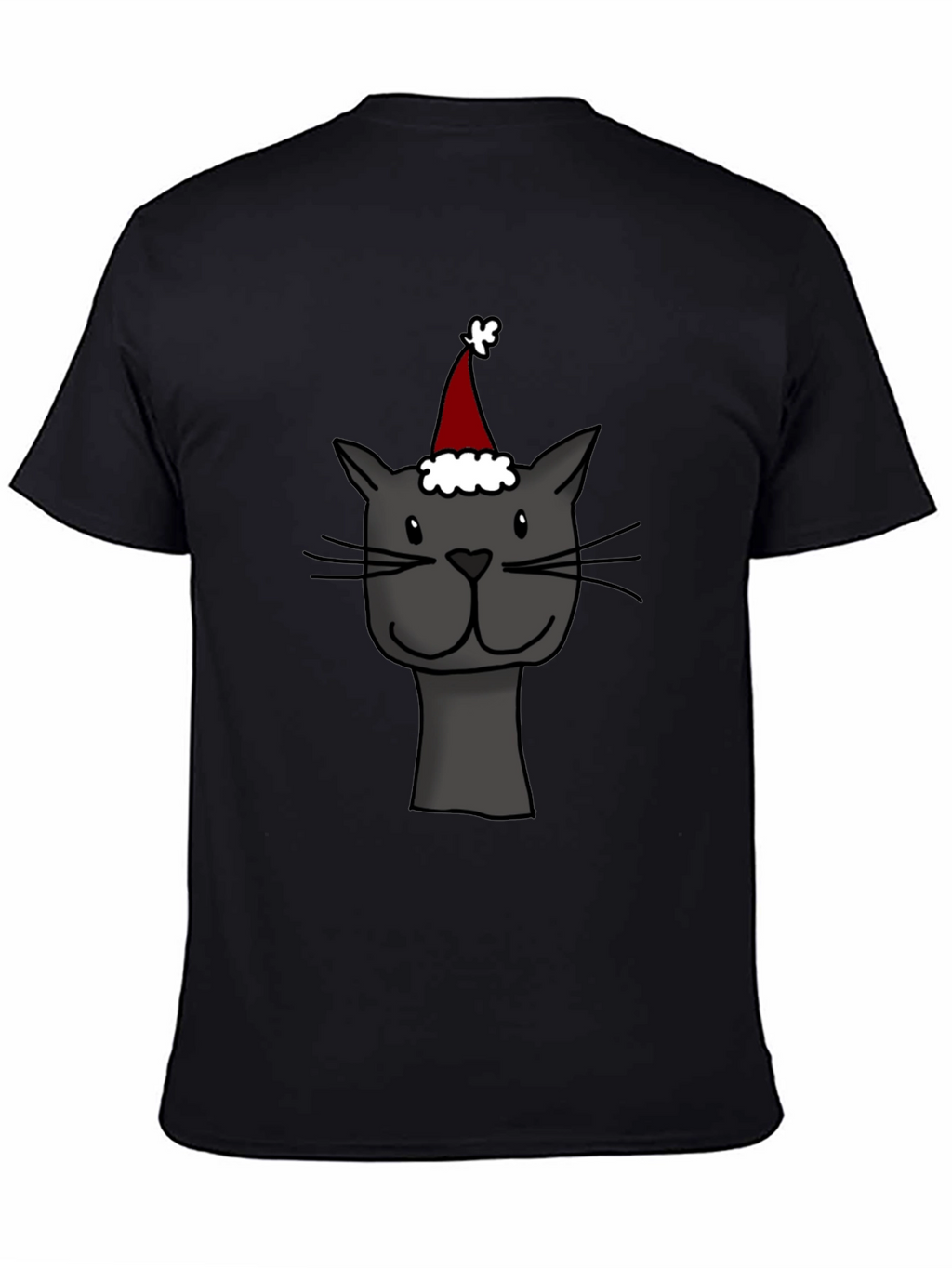 Festive Cat T-Shirt - Holiday Cheer